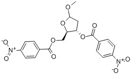 Methyl-2-deoxy-3,5-di-o-p-nitrobenzoyl-d-ribofuranoside Structure,62279-73-6Structure