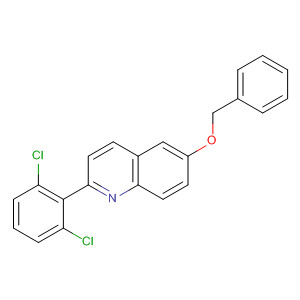 6-(Benzyloxy)-2-(2,6-dichlorophenyl)quinoline Structure,623144-23-0Structure