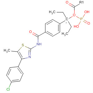 Diethyl 4-(4-(4-chlorophenyl)-5-methylthiazol-2-ylcarbamoyl)benzylphosphonate Structure,623152-06-7Structure