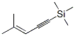 4-Methyl-3-pentene-1-ynyltrimethylsilane Structure,62338-12-9Structure