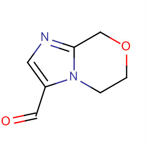 8H-imidazo[2,1-c][1,4]oxazine-3-carboxaldehyde, 5,6-dihydro-(9ci) Structure,623564-43-2Structure