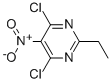 4,6-Dichloro-2-ethyl-5-nitropyrimidine Structure,6237-95-2Structure