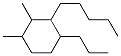 1,2-Dimethyl-3-pentyl-4-propylcyclohexane Structure,62376-17-4Structure