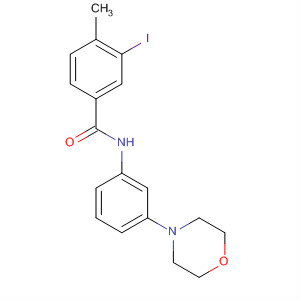 3-碘-4-甲基-n-[3-(4-嗎啉)苯基]苯甲酰胺結(jié)構(gòu)式_623907-44-8結(jié)構(gòu)式