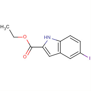 5-碘-1H-吲哚-2-羧酸乙酯結構式_623918-49-0結構式