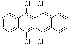 5,6,11,12-Tetrachlorotetracene Structure,62409-66-9Structure