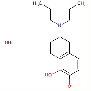 1,2-Naphthalenediol, 6-(dipropylamino)-5,6,7,8-tetrahydro-, hydrobromide Structure,62421-54-9Structure