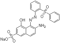 酸性紅42結構式_6245-60-9結構式