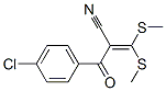 2-(4-Chlorobenzoyl)-3,3-di(methylthio)acrylonitrile Structure,62455-56-5Structure