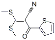 3,3-Bis(methylthio)-2-(then-2-oyl)acrylonitrile Structure,62455-60-1Structure