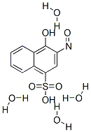 2-Nitroso-1-naphthol-4-sulfonic acid tetrahydrate Structure,624725-88-8Structure