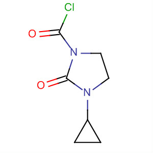 3-Cyclopropyl-2-oxo-imidazolidine-1-carbonyl chloride Structure,62492-40-4Structure