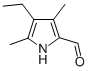 4-Ethyl-3,5-dimethyl-1h-pyrrole-2-carbaldehyde Structure,6250-80-2Structure