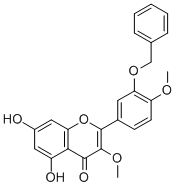 3-Benzyloxy-5,7-dihydroxy-3,4-dimethoxyflavone Structure,62507-01-1Structure