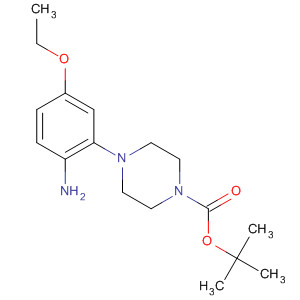 1-Piperazinecarboxylic acid, 4-(2-amino-5-ethoxyphenyl)-, 1,1-dimethylethyl ester Structure,625119-95-1Structure