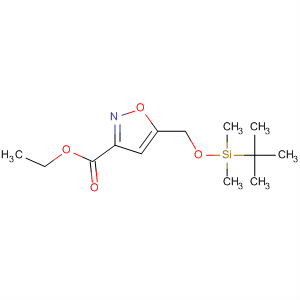 5-(Tert-butyl-dimethyl-silanyloxymethyl)-isoxazole-3-carboxylic acid ethyl ester Structure,625120-09-4Structure