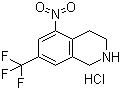 7-(Trifluoromethyl)-1,2,3,4-Tetrahydro-5-Nitroisoquinolinehydrochloride Structure,625126-83-2Structure