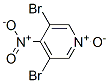 3,5-Dibromo-4-nitropyridine-n-oxide Structure,62516-09-0Structure