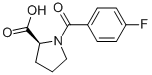 N-(4-fluorobenzoyl)-l-proline Structure,62522-93-4Structure