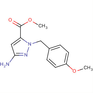 Methyl 3-amino-1-(4-methoxybenzyl)-1h-pyrazole-5-carboxylate Structure,625386-12-1Structure