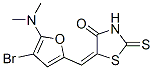 4-Thiazolidinone, 5-[[4-bromo-5-(dimethylamino)-2-furanyl]methylene]-2-thioxo- Structure,625397-06-0Structure