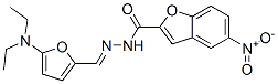 2-Benzofurancarboxylic acid, 5-nitro-, [[5-(diethylamino)-2-furanyl]methylene]hydrazide (9ci) Structure,625397-44-6Structure