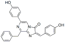 (9ci)-6-(4-羥基苯基)-2-[(4-羥基苯基)亞甲基]-8-(苯基甲基)-咪唑并[1,2-a]吡嗪-3(2H)-酮結(jié)構(gòu)式_62541-09-7結(jié)構(gòu)式