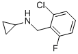 (2-Chloro-6-fluorobenzyl)cyclopropylamine Structure,625437-36-7Structure