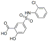 5-(2-Chloro-phenylsulfamoyl)-2-hydroxy-benzoic acid Structure,62547-09-5Structure