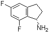 (1S)-5,7-二氟-2,3-二氫-1H-茚-1-胺結(jié)構(gòu)式_625471-17-2結(jié)構(gòu)式