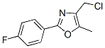 4-Chloromethyl-2-(4-fluoro-phenyl)-5-methyl-oxazole Structure,625826-69-9Structure