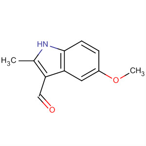 5-Methoxy-2-methyl-1h-indole-3-carbaldehyde Structure,6260-86-2Structure