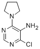 4-Chloro-6-pyrrolidin-1-yl-pyrimidin-5-ylamine Structure,626217-76-3Structure