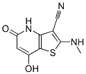 Thieno[3,2-b]pyridine-3-carbonitrile, 4,5-dihydro-7-hydroxy-2-(methylamino)-5-oxo- (9ci) Structure,626221-24-7Structure