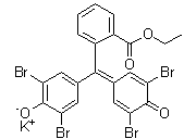 Tetrabromophenolphthalein ethyl ester potassium salt Structure,62637-91-6Structure