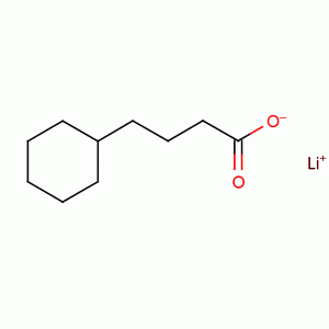 環(huán)己烷丁酸鋰結(jié)構(gòu)式_62638-00-0結(jié)構(gòu)式