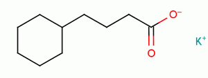 Potassium 4-cyclohexylbutyrate Structure,62638-03-3Structure