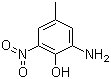 2-Amino-4-methyl-6-nitrophenol Structure,6265-07-2Structure