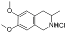 1,2,3,4-Tetrahydro-6,7-Dimethoxy-3-Methylisoquinolinehydrochloride Structure,6266-97-3Structure