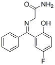 2-[[(5-Fluoro-2-hydroxyphenyl)phenylmethylene]amino]acetamide Structure,62665-93-4Structure