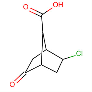 Bicyclo[2.2.1]heptane-7-carboxylic acid, 2-chloro-5-oxo- Structure,62696-50-8Structure