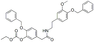 N-2-(4-benzyloxy-3-methoxyphenethyl)-4-benzyloxy-3-ethoxycarbonyloxyphenylacetamide Structure,62744-13-2Structure