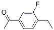 Ethanone, 1-(4-ethyl-3-fluorophenyl)-(9ci) Structure,627463-20-1Structure