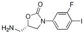 2-Oxazolidinone, 5-(aminomethyl)-3-(3-fluoro-4-iodophenyl)-, (5s)- Structure,627543-03-7Structure