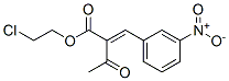 2-Chloroethyl-2-acetyl-2-((3-nitrophenyl)methylene)acetate Structure,62760-10-5Structure