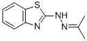 Acetone-benzothiazolyl-2-hydrazone Structure,6277-26-5Structure