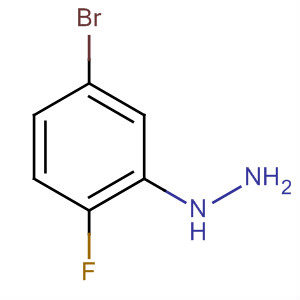 (5-Bromo-2-fluoro-phenyl)-hydrazine Structure,627871-08-3Structure