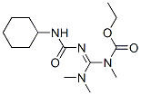 Ethyl [[[(cyclohexylamino)carbonyl]imino](dimethylamino)methyl]methylcarbamate Structure,62806-49-9Structure