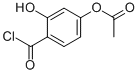 Benzoyl chloride,4-(acetyloxy)-2-hydroxy- (9ci) Structure,62814-09-9Structure