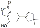 3-[2-(4,4-Dimethyl-1-cyclopenten-1-yl)propyl]-4-(hydroxymethyl)furan-2(5h)-one Structure,62824-38-8Structure